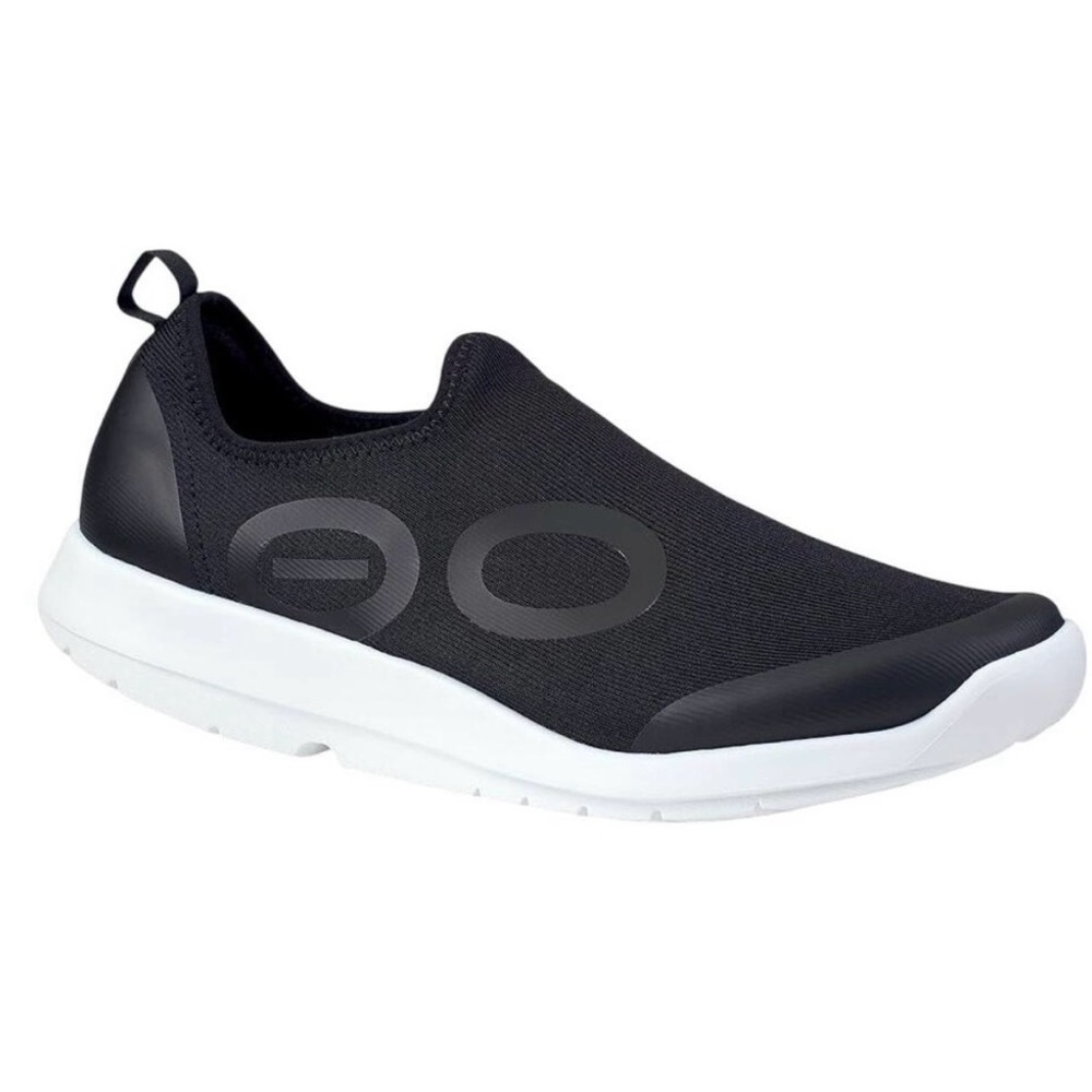OOFOS Black and White Oomg Recovery Sport Shoes sz 12.5 NEW!